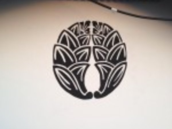 玉名市のI様邸、家紋を描きました｜熊本県玉名市の三井塗装の画像